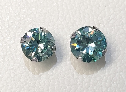 $1465 10K Moissanites(1.5ct) Earrings