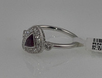 Value $10,460. Kashmir Sapphire & Diamond Platinum Ring - 2