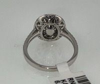 Value $14,760 Sapphire & Diamond Platinum Ring - 4