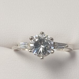 $70 Silver CZ Ring