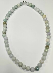 $300 Silver Jade 20" Necklace