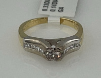 Value $4,280 Diamond 14k. Gold Ring Size 7 (US)