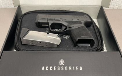 Springfield Armory Model Hellcat 9mm Caliber, Semi Automatic Pistol W/ Soft Case And Original Box