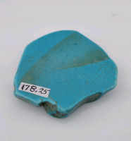 (1) 178.25ct. Turquoise Freeform Polished Slab & (1) 2.00ct. Natural Purple Tanzanite Faceted Pear Cut Gemstones - 5