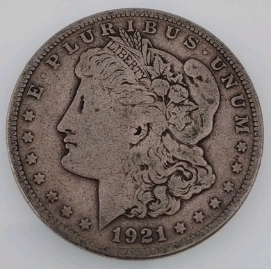 (1) 1921 Silver Lady Liberty Dollar Coin