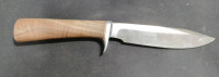 (1) Bowie Knife w/ Solid Wood Handle & Sheath - 2