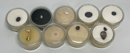 (10) Total Round, Oval, Teardrop, Cut And Faceted Gemstones Including Sapphires, Spinel, Quartz, Peridot Pendant + , Sizes 12mm x 9mm To 2.75m