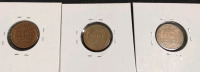 (1) 1976-P Ike Bicentennial Dollar Coin, (1) 2007-S Wyoming State Quarter, (1) 1978-D Jefferson Nickel Denver Mint Nickel, (1)1985-D BroadStrike Roosevelt Dime Denver Mint, (1) 1946-S Misaligned Die Lincoln Wheat Penny, (1) 1940-P Lincoln Wheat Penny, (2) - 14