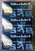 (109) Rounds of Sellier & Bellot 9mm Luger FMJ 124 Grain