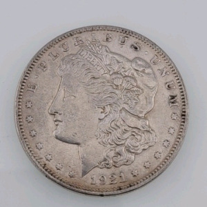 (1) 1921 Silver Lady Liberty Dollar Coin