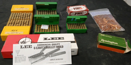 454 / Colt 45. 357 Mag. 6 Cavity Bullet Mold