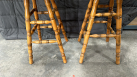 Carved Wooden Table Set, (4) Carved Wooden Chairs - 5