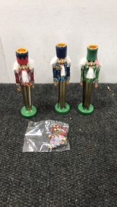 (3) 10” Nutcrackers