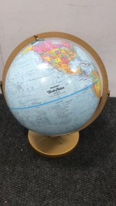 Globe- Vintage 12” Diameter World