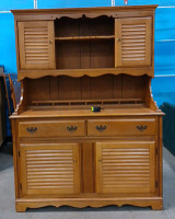 (1) Hutch - 52"×19"×70"H