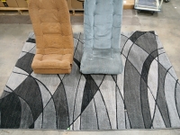 2 Bannanna Chairs 1 floor Rug. 2 metal bed frames.