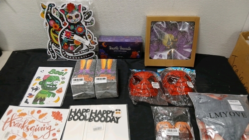 Halloween decorations and more