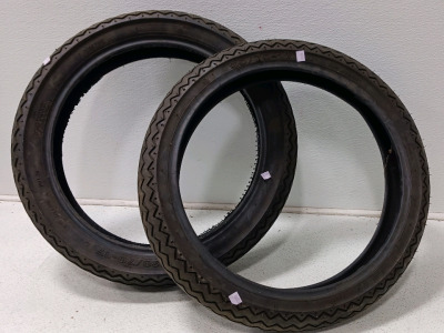 (2) Motorcycle Tires 120/17x17 90/70x17