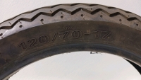 (2) Motorcycle Tires 120/17x17 90/70x17 - 2