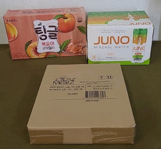 (1) Eazy Mealz 2-Piece Air Fryer Basket, Grey, , (1) 12-Pack Of Juno Flavored Mineral Water & (1) 10-Pack Of RAWEL Thingle Delicous Konjac Jelly