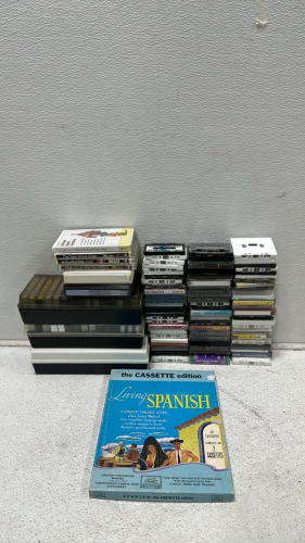 Large Collection of Cassette Tapes