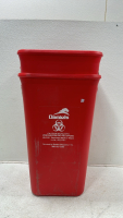 (2) Daniels Biohazard Containers