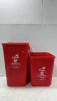 (2) Daniels Biohazard Containers - 2