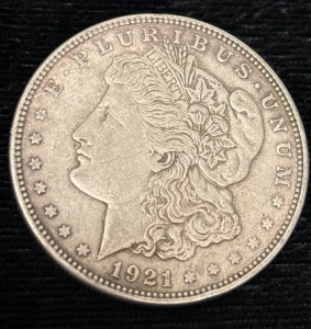 1921 Morgan Silver Dollar