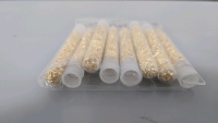 (1) Resealable Bag with 8 Tubes of Gold Flakes/Leaf Gold - 6