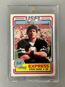 USFL Premier Edition Steve Young Sports Card