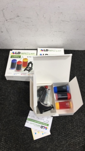 (2) Color Ink Cartridge Refill Kits