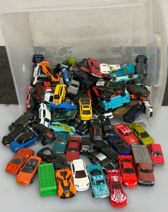 Tray With Toy Cars