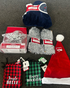 Christmas Tree Star Light, Christmas Bags, Tree Skirt, And More