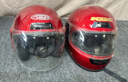 2 Riding Helmets