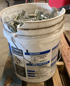 A Bucket full Of 3/4 Nuts And Bolts