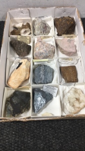 Rock Collection Including Quartz Geode And Much More