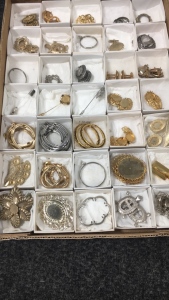 Box of Silver and Gold Jewelry Fittings