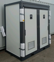 Double Toilet Porta Potty 7'x4.5'x8' - 3