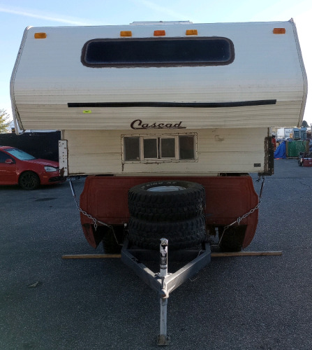 1988 Cascad Camper With Truck Bed Trailer