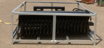 New 2023 Wolverine Angle Broom, for Full Size Skid Steer, Model: PAB-11-72W