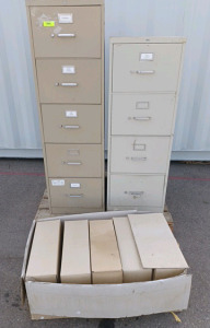 (2) Filing Cabinets - 5-Drawer - 4-Drawer and More!