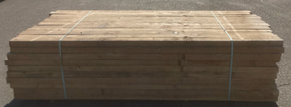 Bunks of (120) 3x4" 8’9” Untreated Lumber