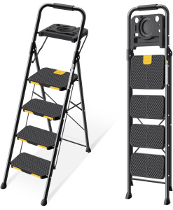 King Rack 4 Step Ladder With Tool Platform (cow)