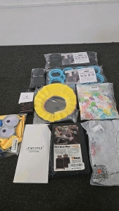 (1) Size 2XL Shirt (1) 2 Pack of Kick Mats (1) Party Set (1) Espresso Dosing Funnel and More