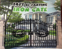 14ft Bi-Parting Iron Gate - 5