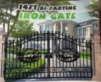 14ft Bi-Parting Iron Gate - 5