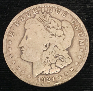 1921 Morgan Silver Dollar