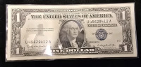 (2) $1 Washington Silver Certificate Bills - 4