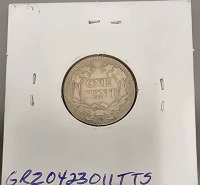 1857 United States One Cent Penny - 2