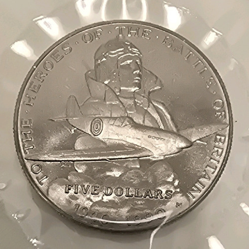 Battle Of Britian $5 Commemorative Coin